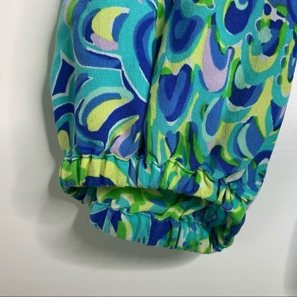 Lilly Pulitzer Blue Amelia island Tunic Top. Size X-Small. - Picture 6 of 9